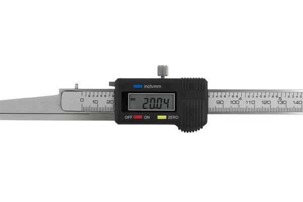 Digital mätnings kil 10,0-2,0 mm x 0,1 mm noggrannhet ±0,04 mm